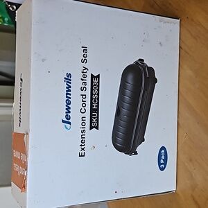 Brand new extension cord safety seal